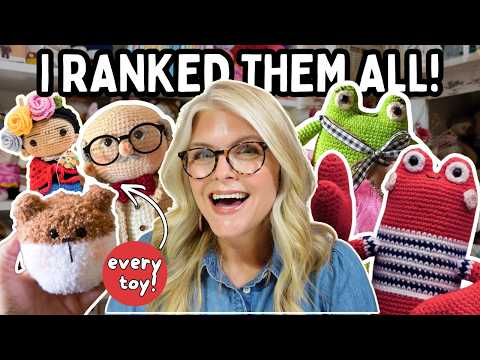 CROCHET vs KNITTING Amigurumi: Which Is Actually Harder? (Rating Every Toy I’ve Made)