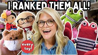 RANKING Every Crochet & Knit Amigurumi Toy I’ve Ever Made (EASIEST to HARDEST)