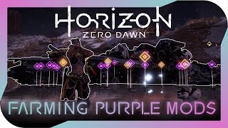 Horizon Zero Dawn - Farming Purple Modifications (post disc launcher nerf)