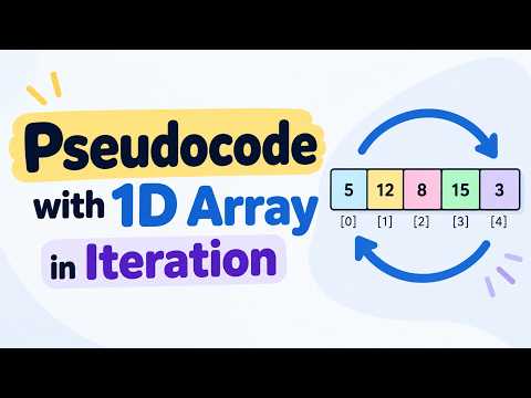 1D Arrays with Loops | Cambridge  | Computer Science | Lower Secondary #computerscience #computing