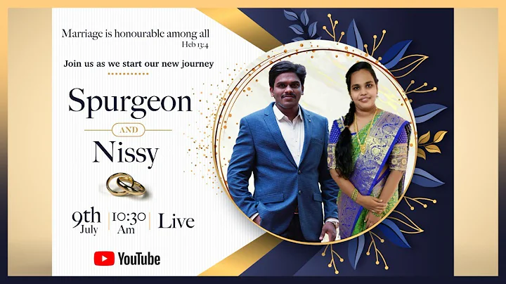 Spurgeon weds Nissy || 9 July 2021 || 10:30 AM