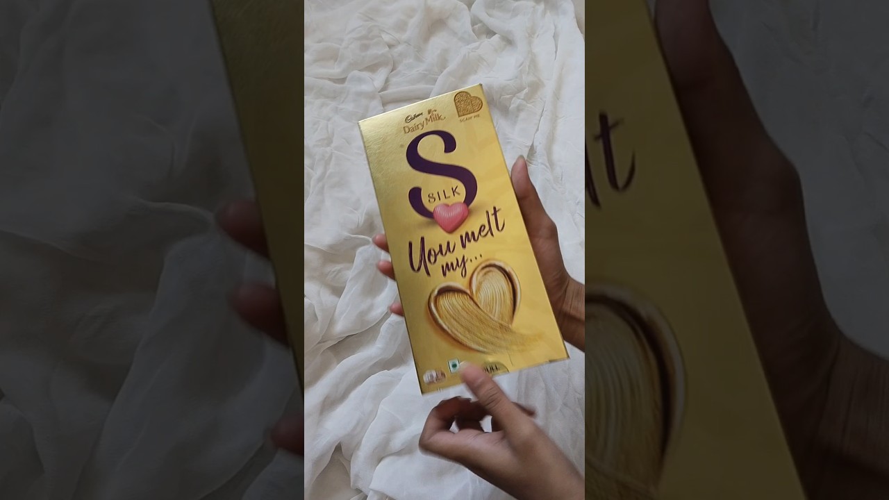 Silk you melt my heart ❤️🫠#chocolate #ytshorts