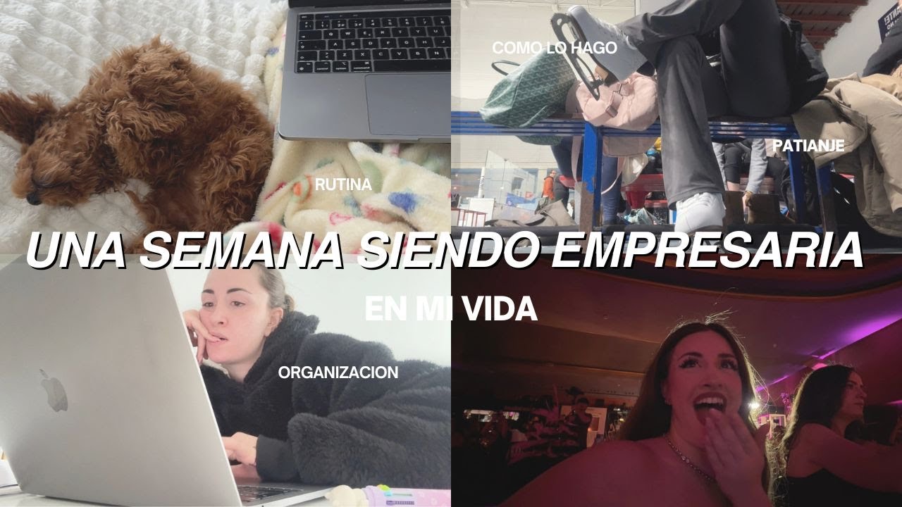 UNA SEMANA COMO EMPRESARIA EN MI VIDA *un caos* | se me rompe la CÁMARA, patinaje, rutina...