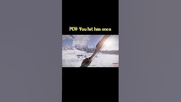 POV You hit him once