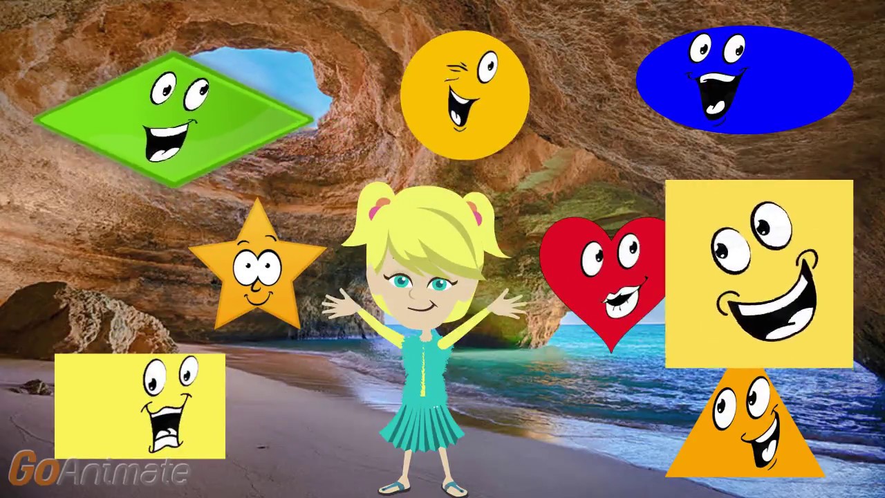 Shapes Song Baby, Toddler, Kindergarten Kids Learning Videos YouTube