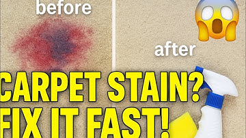  "Remove Carpet Stains FAST – 5 Genius Hacks That Actually Work!🧼🔥