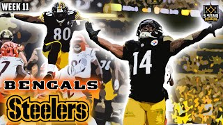Steelers Vs Bengals Week 11 Highlights Pittsburgh Gets Revenge 5 Star Matchup