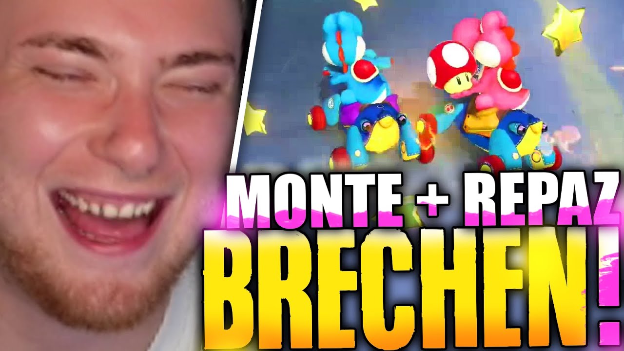 MONTE, REPAZ & MCKY DAVON FAHREN! 🏆⚡ MARIO KART vs. MONTE, MCKY, REPAZ, STEGI & Co. 🧨 | SolutionLIVE