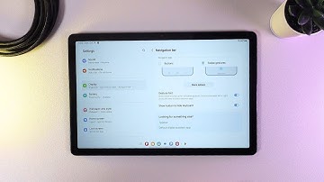 How to Turn On/Off 3 Buttons Navigation on Samsung Tab A9+