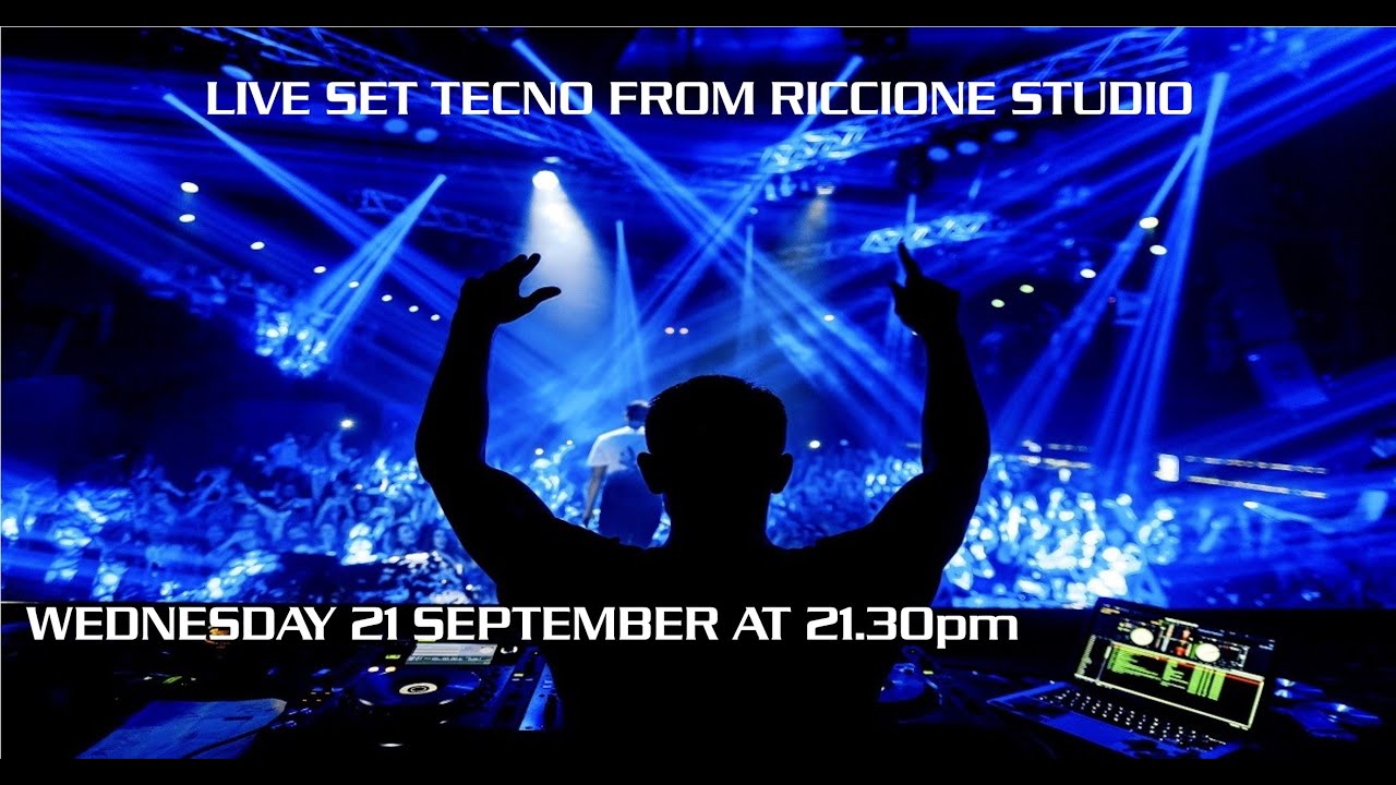 LIVE SET TECNO FROM RICCIONE STUDIO - youtube