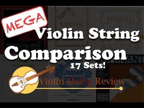 Violin String Comparison Chart