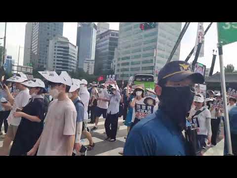 올인방송&amp;#39;s 의대생 학부모들의 윤석열 의료개악 <strong>규탄대회</strong>(2024/08/15)(후원: 농협 333053-51-072090 조영환)