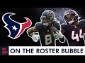 Texans On The Roster Bubble After Houston's NFL Preseason Week 2 Game vs. The Panthers