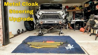 Jeep Wrangler Metal Cloak Steering Upgrade | FULL TUTORIAL