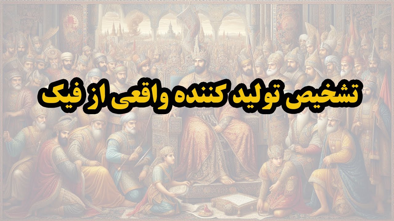 تشخیص تولید کننده واقعی نخ و نقشه از تولید کننده فیک