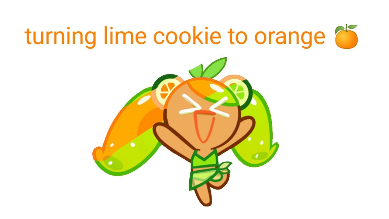 turning lime cookie to orange 🍊 [cookie run ovenbreak version]