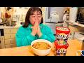 この食べ方は病みつきになる！インスタント麻辣担の麺が少ないのでアレ入れて食べてみた