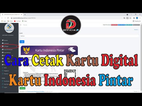 Cara Cetak Kartu Digital Kartu Indonesia Pintar