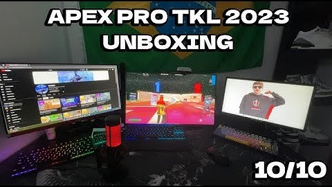SteelSeries Apex Pro TKL 2023 UNBOXING + Fortnite Gameplay!