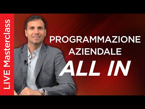 Programmazione aziendale ALL IN | Come gestire progetti e raggiungere obiettivi
