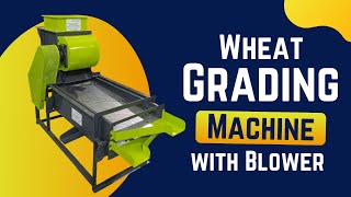Wheat Grading Machine with Blower | Automatic Grain Cleaner