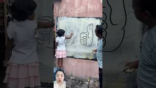 เทคนิคการสอนลูกวาดภาพขั้นเทพ.. ที่ใครหลายๆคนทำไม่ได้ #วาดรูป #ลากเส้น #พ่อสอนลูก #amazing #wow screenshot 5