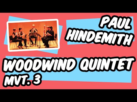 Paul Hindemith: Kleine Kammermusik Op. 24 No. 2 Mvt. 3 - Noctua Wind Quintet