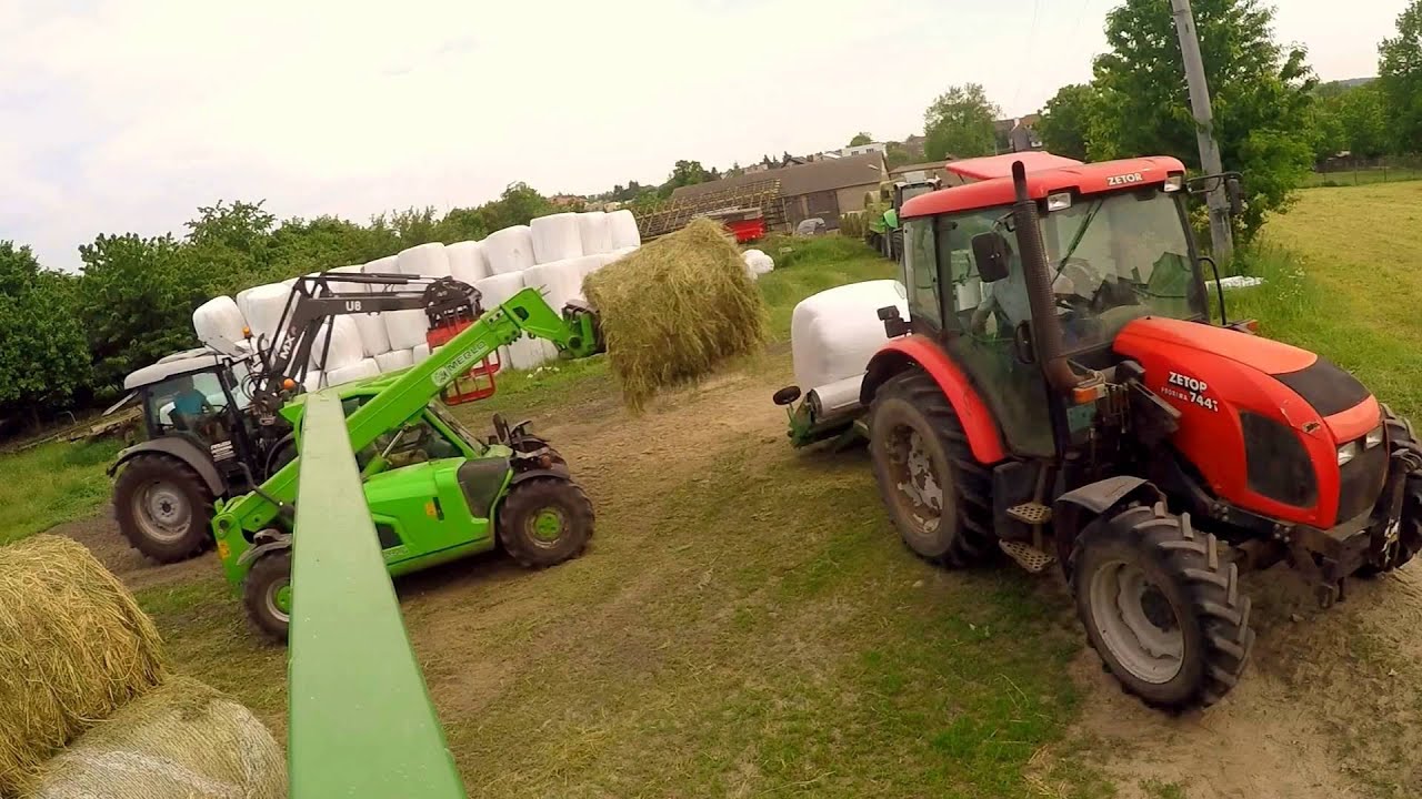 Akcja Sianokiszonka 2016 Na Pomorzu //4x DF//4x Zetor//Merlo//