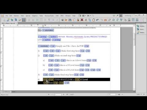 FrameMaker XML Author 12: Drag Elements sans Structure View for Auto Formatting