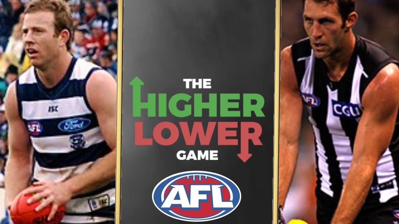 AFL HIGHER OR LOWER GAME