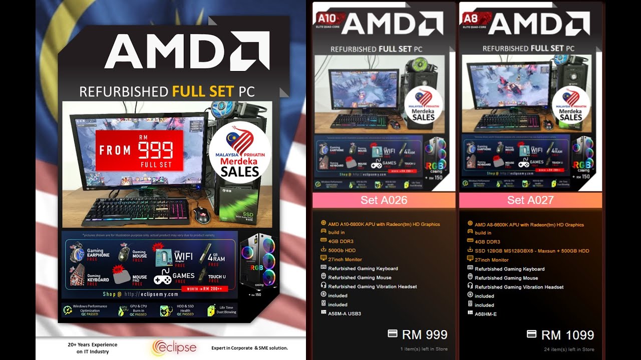 Amd A8 6600k Vs Amd A10 6800k Refurnished PC for Sales - AMD A10-6800K,AMD A8-6600K - YouTube