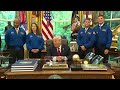 Trump meets Artemis II crew | FULL REMARKS