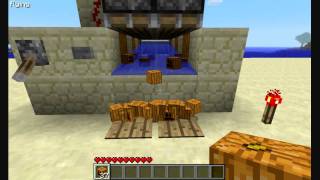 Farming Pumpkins 1.8. Minecraft Automated Pumpkin Farm. Using Pistons