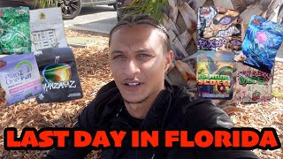 LAST DAY IN FLORIDA | BIG SMOKE UP |  SUPER STRONG EDIBLES  | SPACED