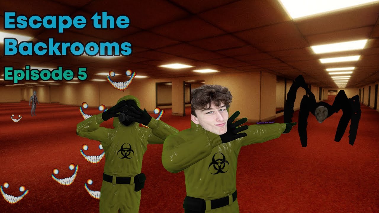 Escape the Backrooms funny moments w/friends part 5