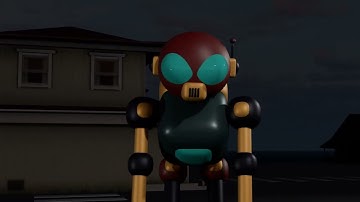 3D Walking Robot in Blender