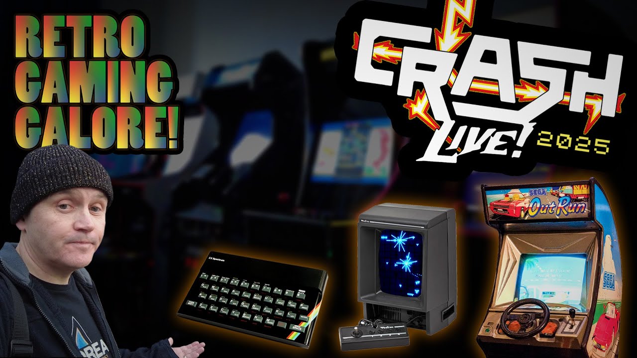 Retro Gaming Galore at Crash Live 2025! 👾🕹 - YouTube
