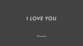 I LOVE YOU chord progression - Jazz Backing Track Play Along