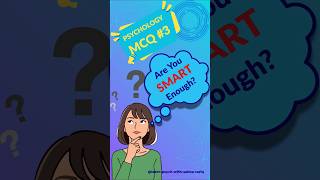 Psychology MCQs for Competitive Exams | Subscribe Now for Complete Series! #psychologymcqs #shorts
