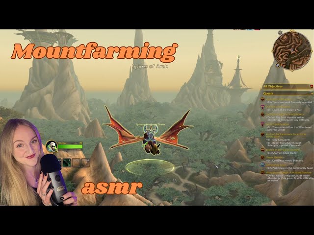 Farm a mount with me! 🦅☀️ / ASMR Reliya