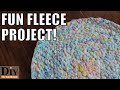 Fleece Projects:  How to Make a Soft Rug