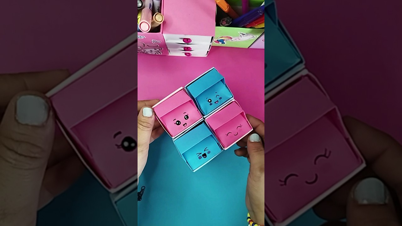 Desk Organizer | Paper Drawer | Paper Craft