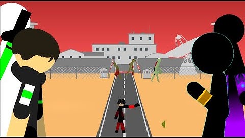 ZOMBIE APOCALYPSE COLLAB part 2 full FINAL SCENE || sticknodes