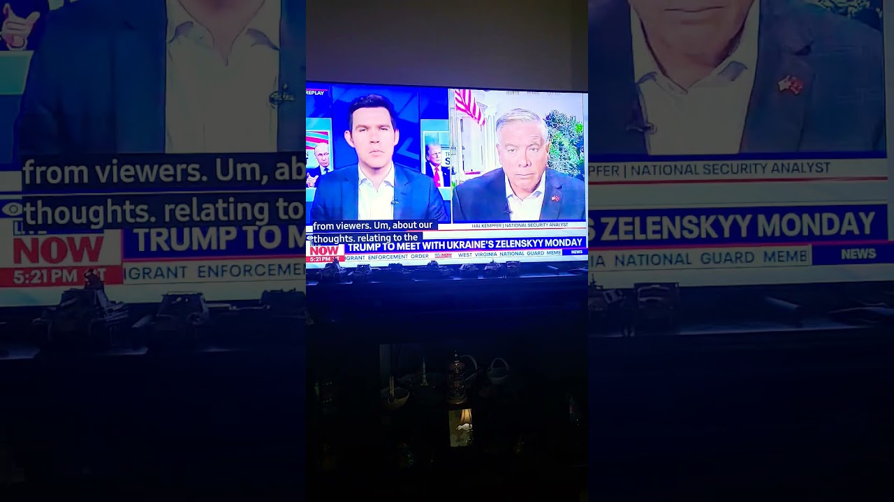 trump standing at attention