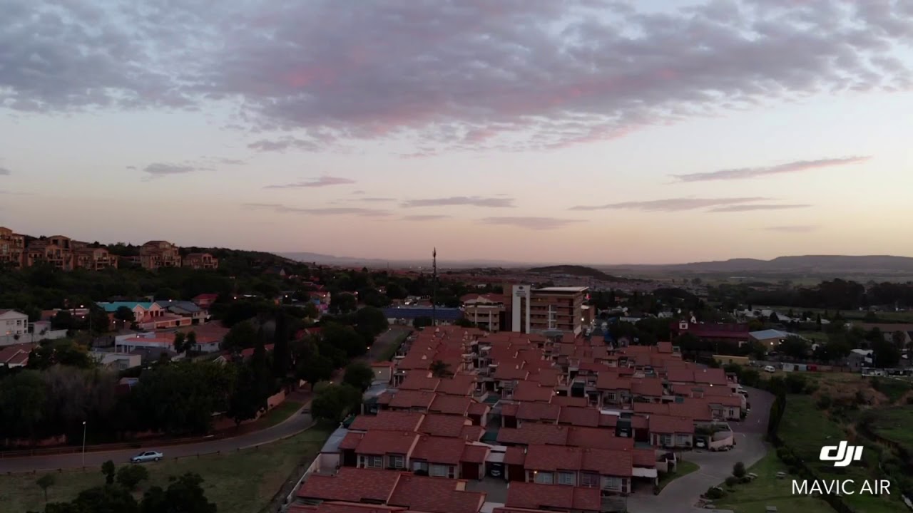 Aerial footage of Mulbarton - Johannesburg South
