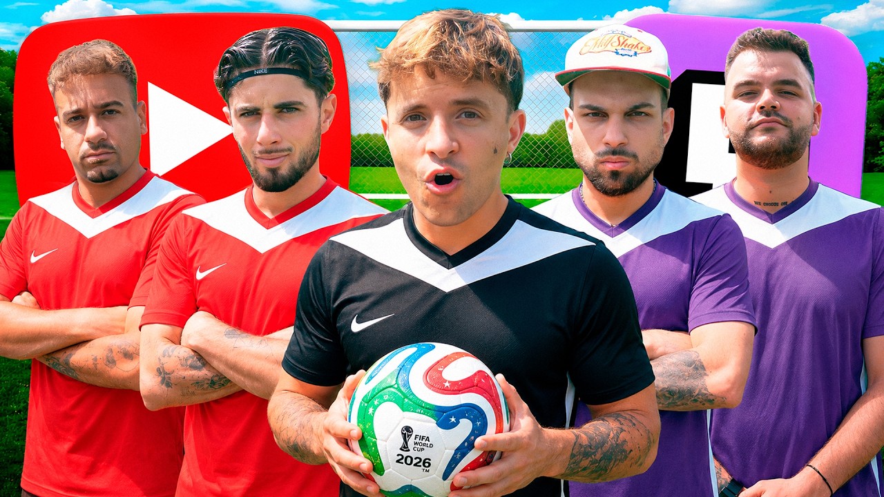 Youtubers VS Streamers… ¿Quiénes son MEJORES en FÚTBOL?