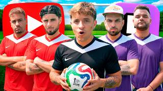 Youtubers VS Streamers… #3 en RETOS de FÚTBOL ¿Quienes son MEJORES? 🧐⚽️