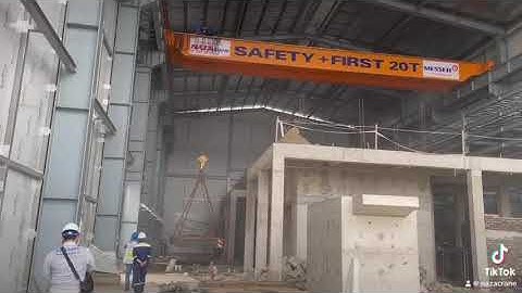 Lắp đặt cầu trục 20 tấn NAZA Crane