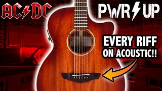 EPIC AC/DC RIFF Medley on ACOUSTIC! | New Album POWER UP (All 12 Tracks)