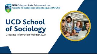UCD School of Sociology Taught Graduate Courses 2024